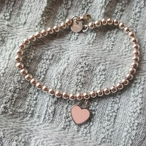 Return to Tiffany heart 💟 bead bracelet